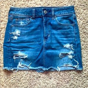 American eagle denim skirt